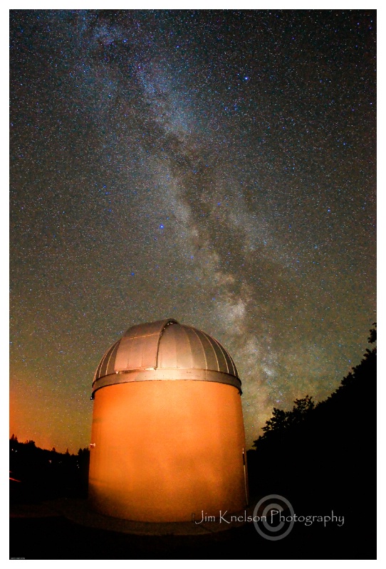 Observatory & Milky Way, Cypress Hills SK - ID: 13377863 © Jim D. Knelson