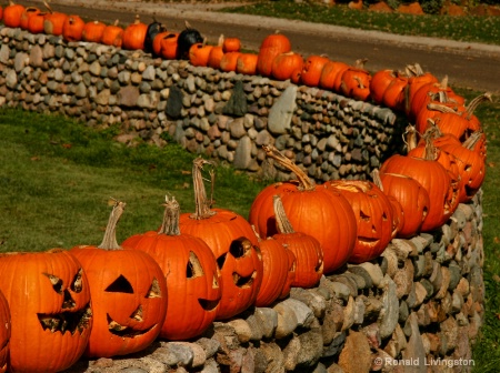 Pumpkin Wall