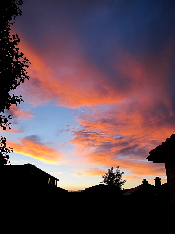 Finally--some clouds over Reno