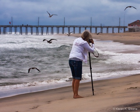 Shooting Waves and Birds