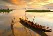 Serene Lake Sunse...