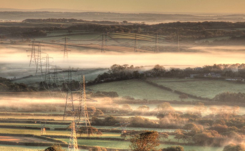 Pylons in the Mist