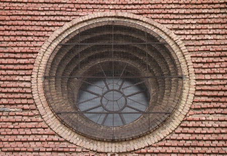 A church window from Pavia