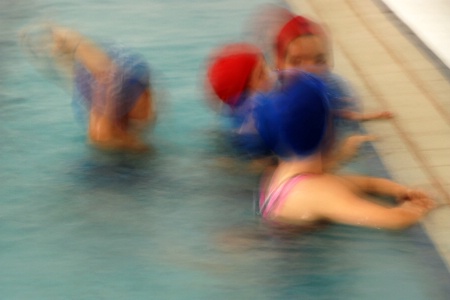 Childrens swimming class