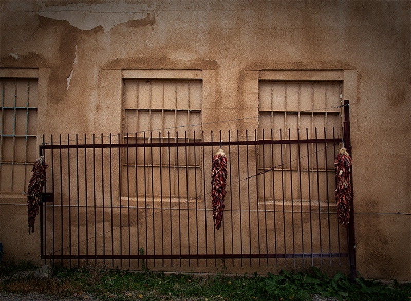 Boarded Windows And Gate