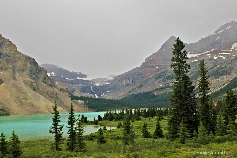 Bow Glacier feeding Bow Lake