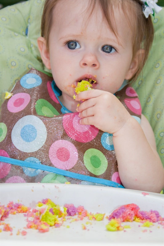 Eating Cake for the First Time is Serious Business