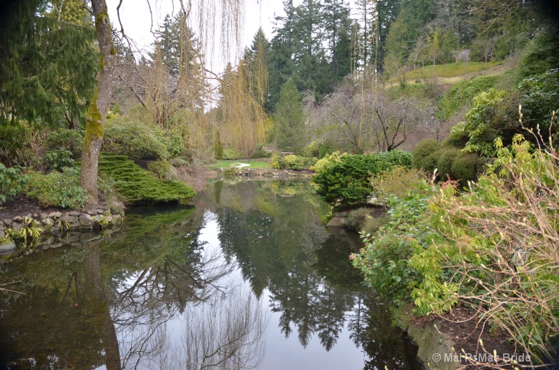Reflections in Butchart Gardens