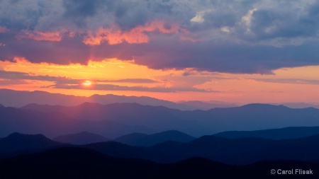 Cowee Mountains Sunset