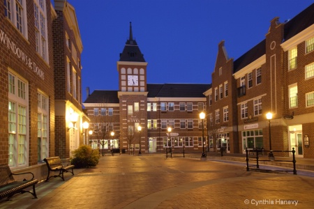 Pella at twilight