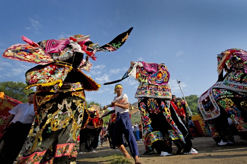 Myanmar  elephant dance