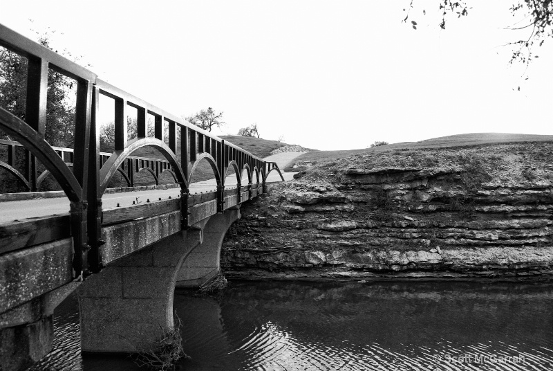 Golf Cart Bridge at Fossil Creek