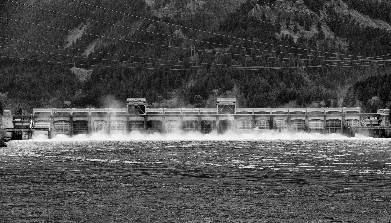 Bonneville Dam Columbia River Oregon