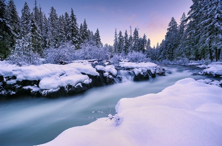 Snowy Rogue River