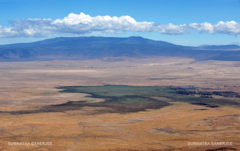   view from the rim  ngorongoro crater