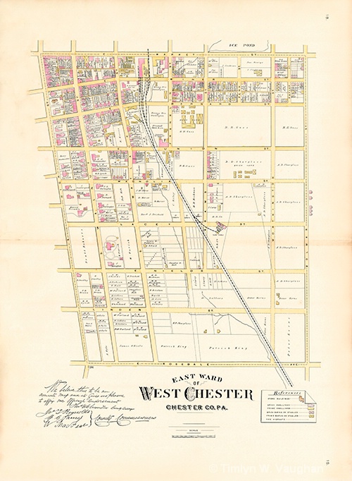 West Chester East Ward - Whitmer Map Reproduction - ID: 13534104 © Timlyn W. Vaughan
