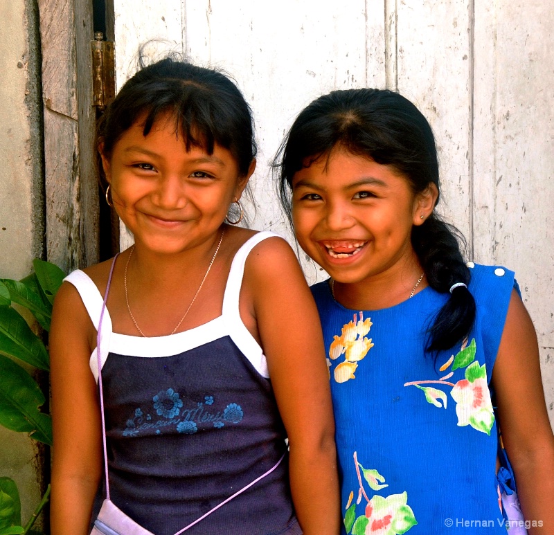 Two sisters in Yucatan