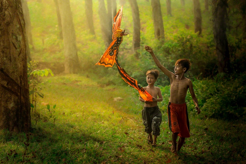 Flying Kites With My Brother
