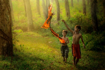 Flying Kites With My Brother