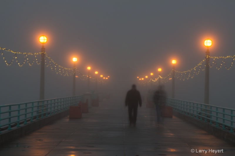 Foggy Morning- Manhattan Beach, CA Pier