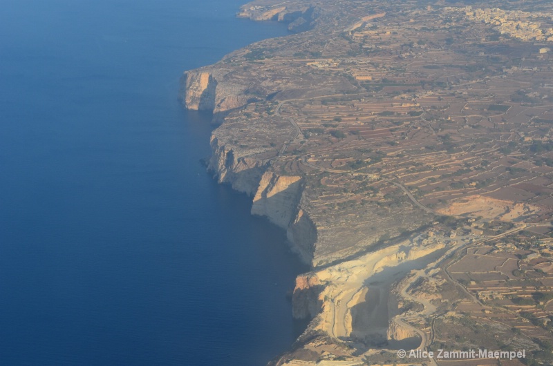 Aerial view of Malta