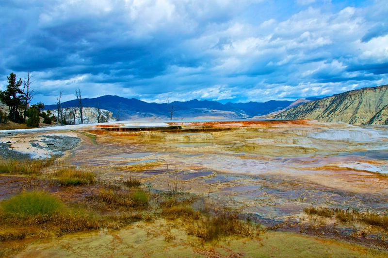 From Mammoth Hot Springs