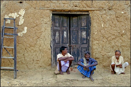 Villagers Relaxing.