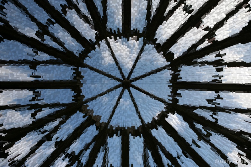 "  Canopy & Clouds Abstract "
