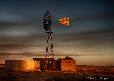 Sunset at the Well