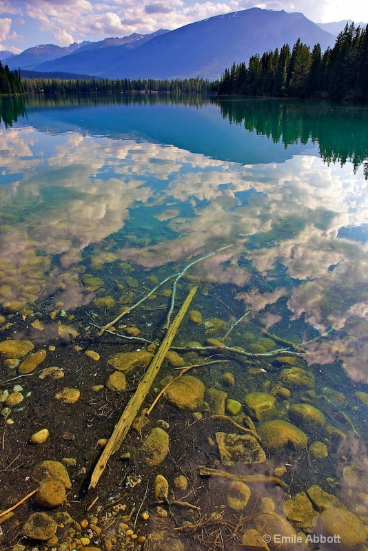 Underwater, on the surface and in the distance