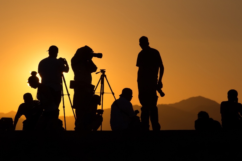 Photographers at work!