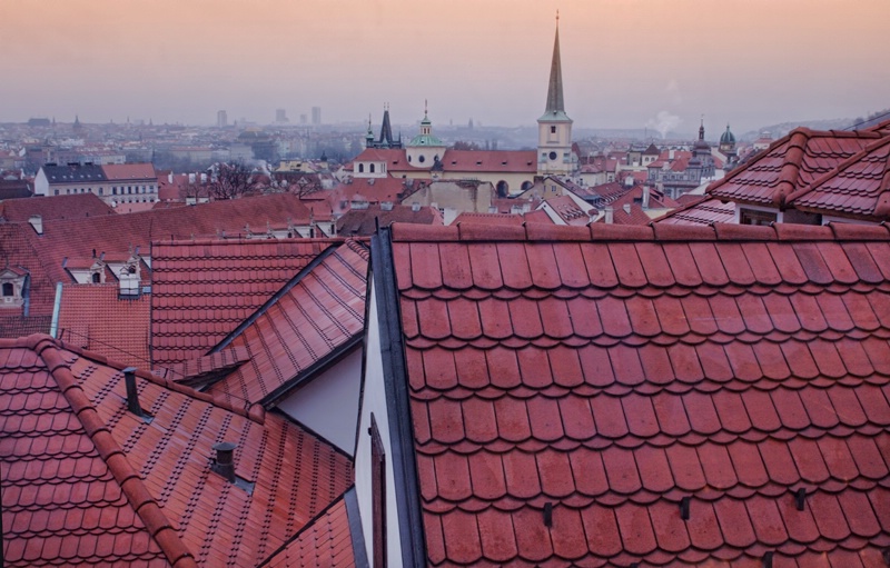 Dusk Over Prague