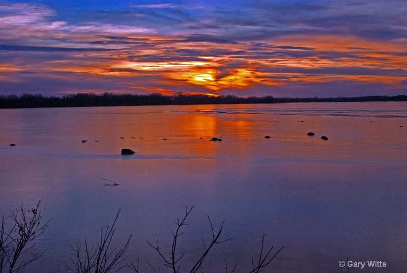 Sunset On Ice 