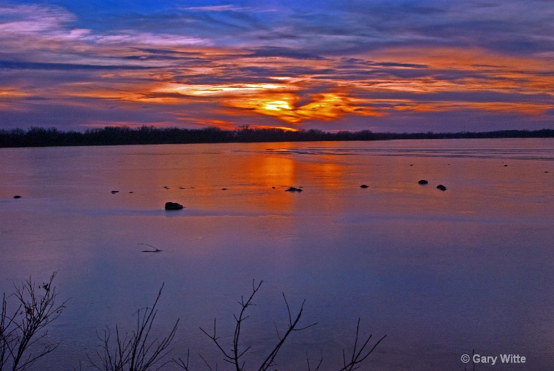 Sunset On Ice 