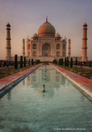 Taj Mahal - Sunset