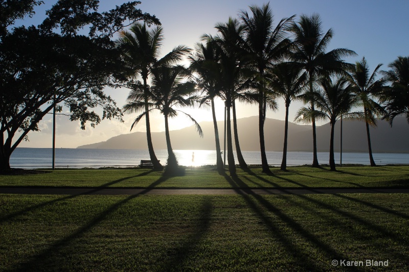 Sunrise at Cairns Esplanade "