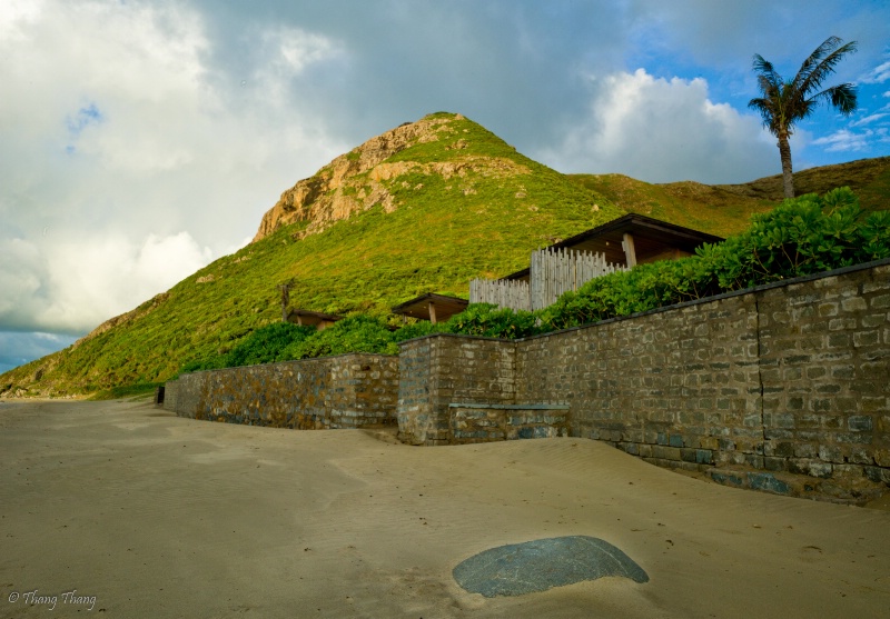 Hill in the morning
