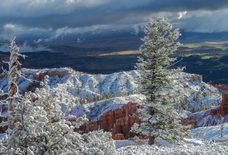 First Snow at Bryce Canyon