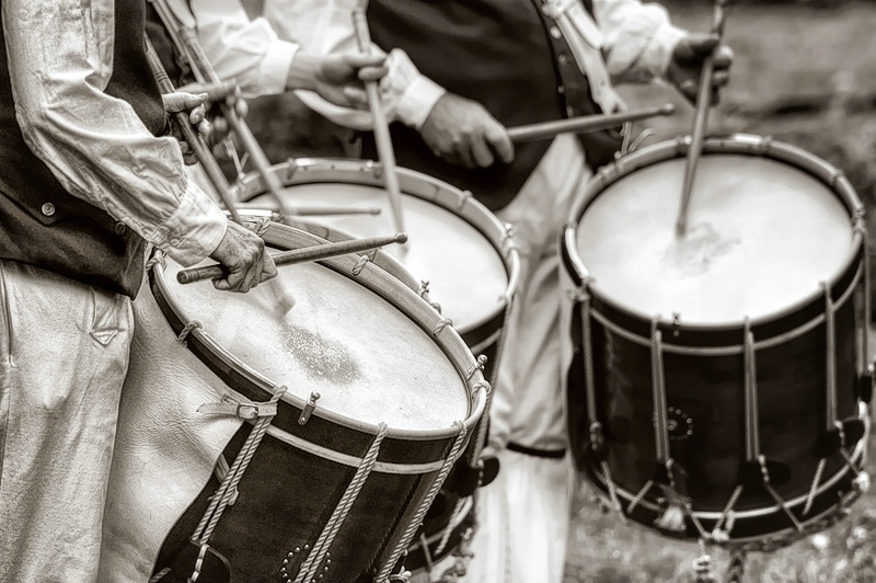 Drummers Drumming