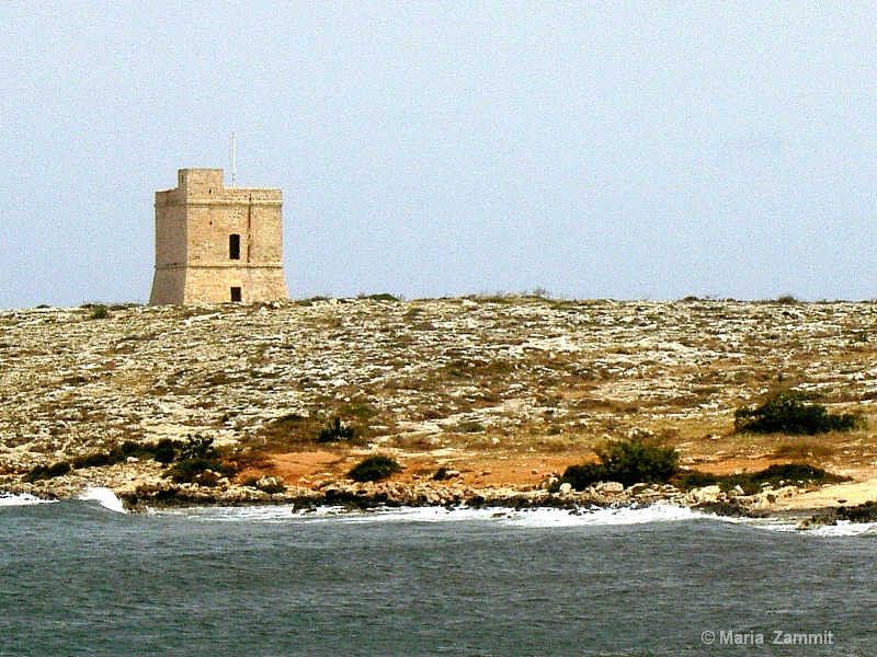 Rough seas at Baħar iċ-Ċagħaq,