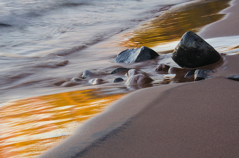 Evening Beach Light