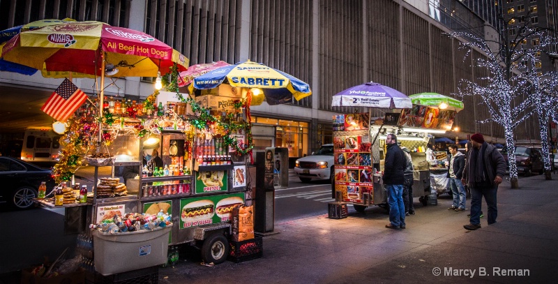 Decked Out Street Vendor