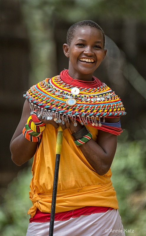samburu girl - ID: 13615245 © Annie Katz
