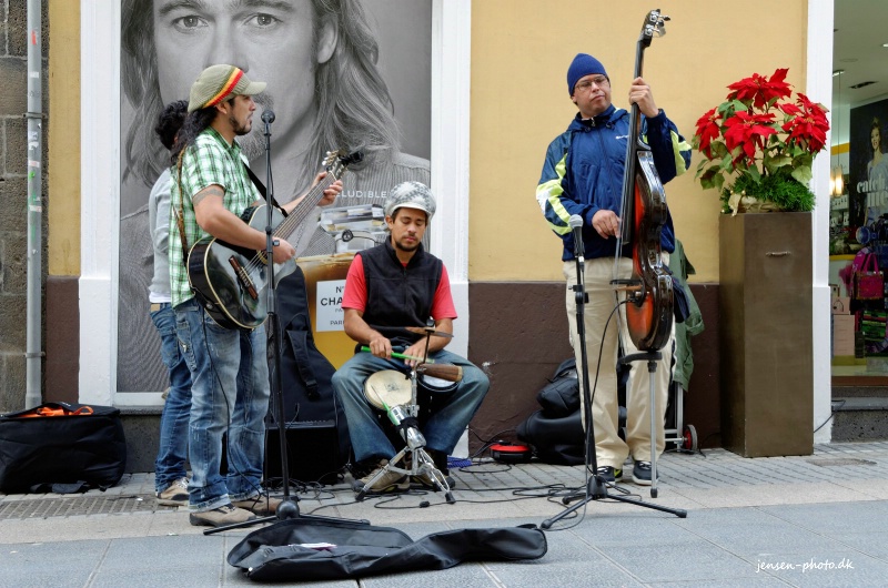 Street Band in Santa Cruz, Canary Islands
