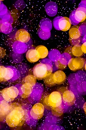 Purple-Yellow Abstract Lights