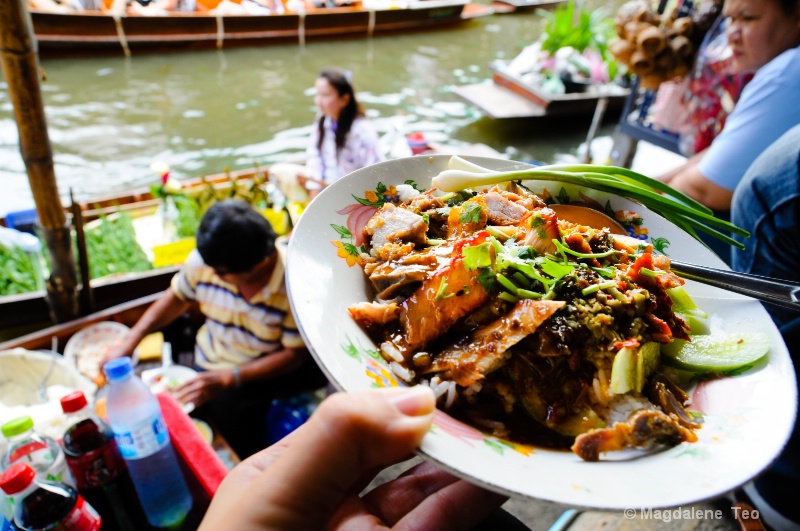 Meal @ Floating Market Bangkok Thailand 