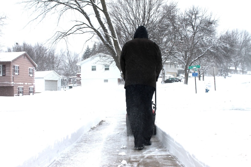 snowblowing