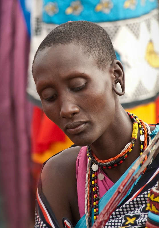 Masaii Woman #2 - ID: 13621392 © Bob Miller