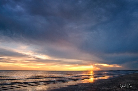 Louisiana Gulf Sunset