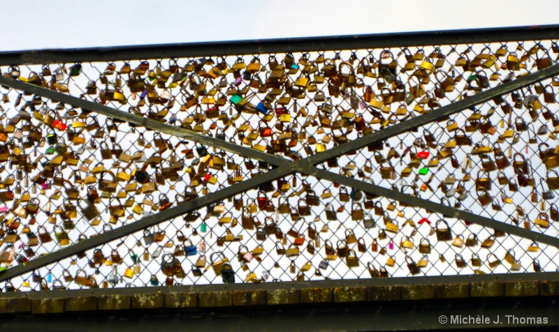 The Unique Bridge in Paris, Locks for Lovers